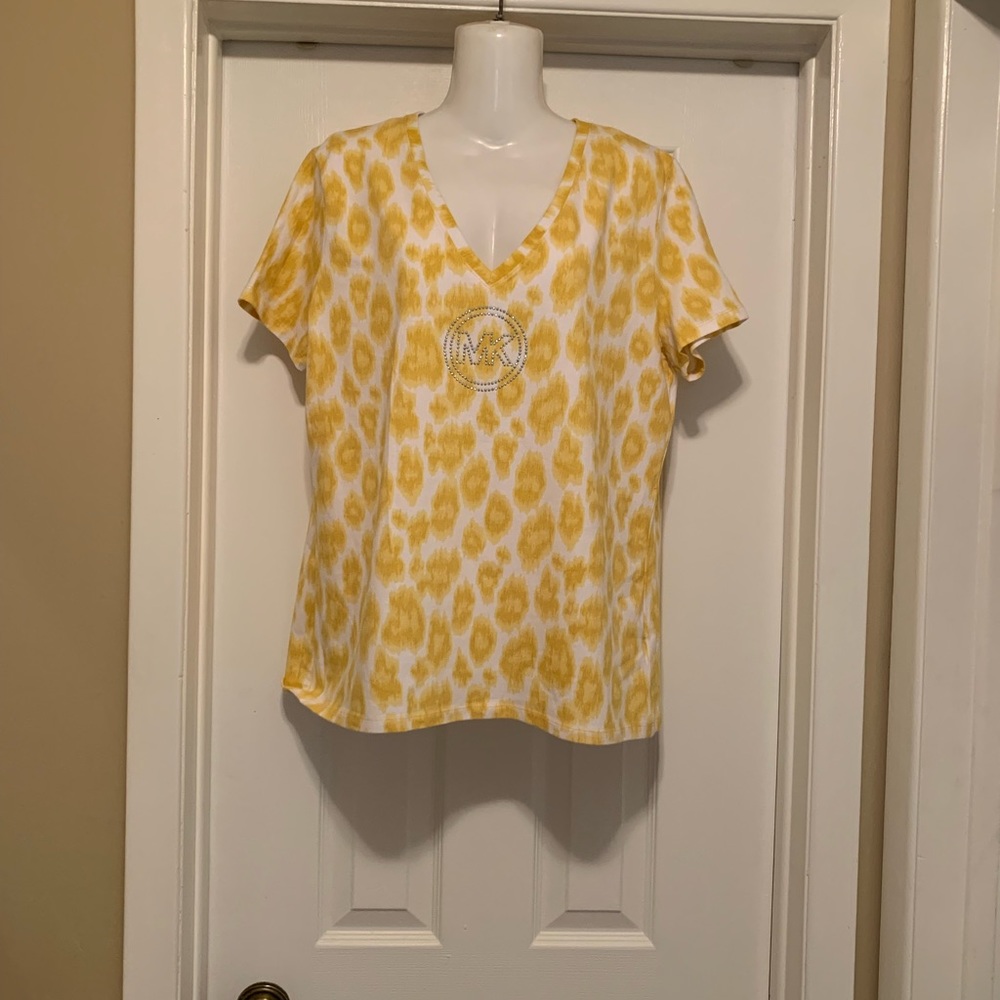 New Michael Kors T-Shirt with Studded Logo